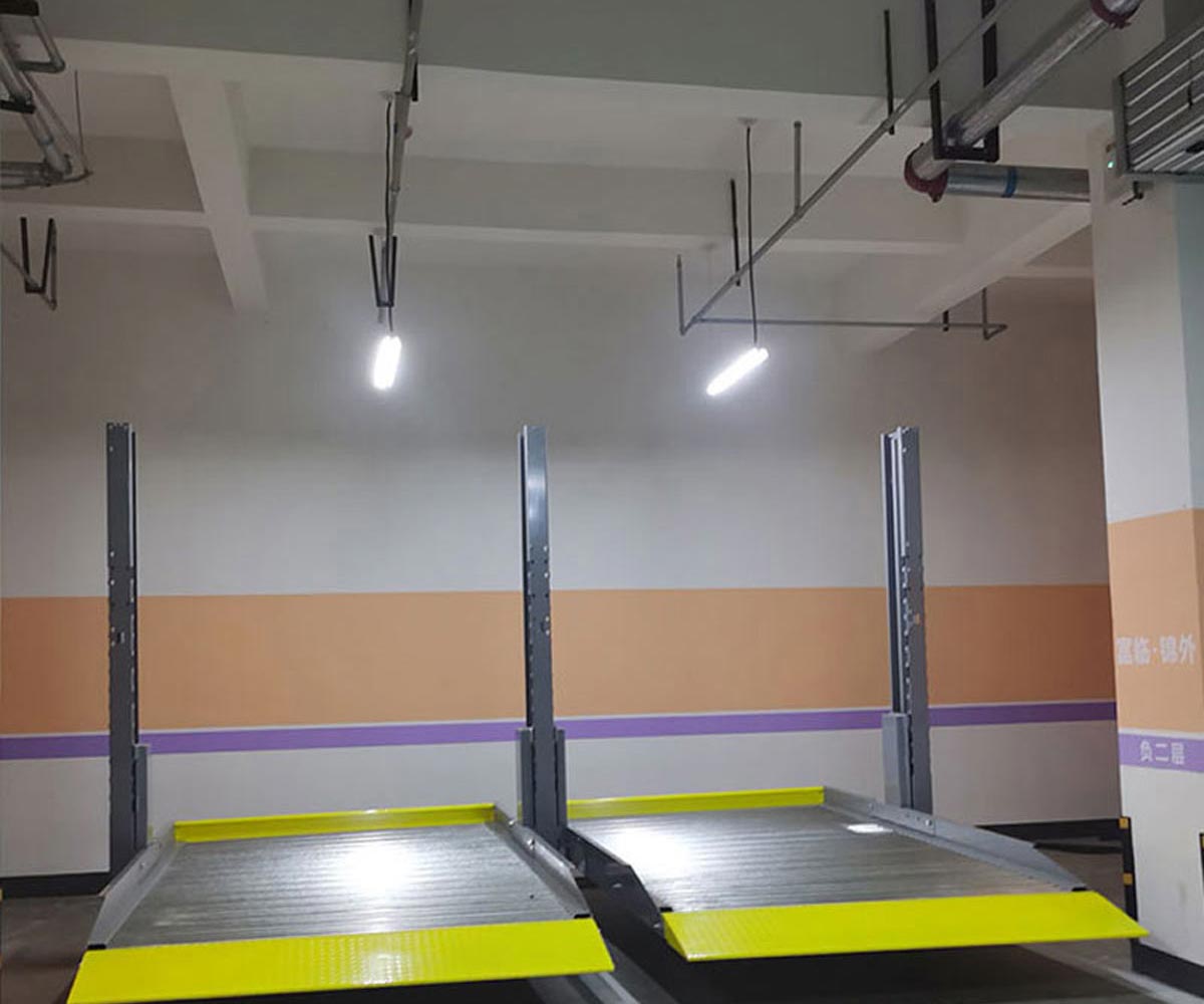 白銀雙柱機(jī)械式立體停車設(shè)備安裝