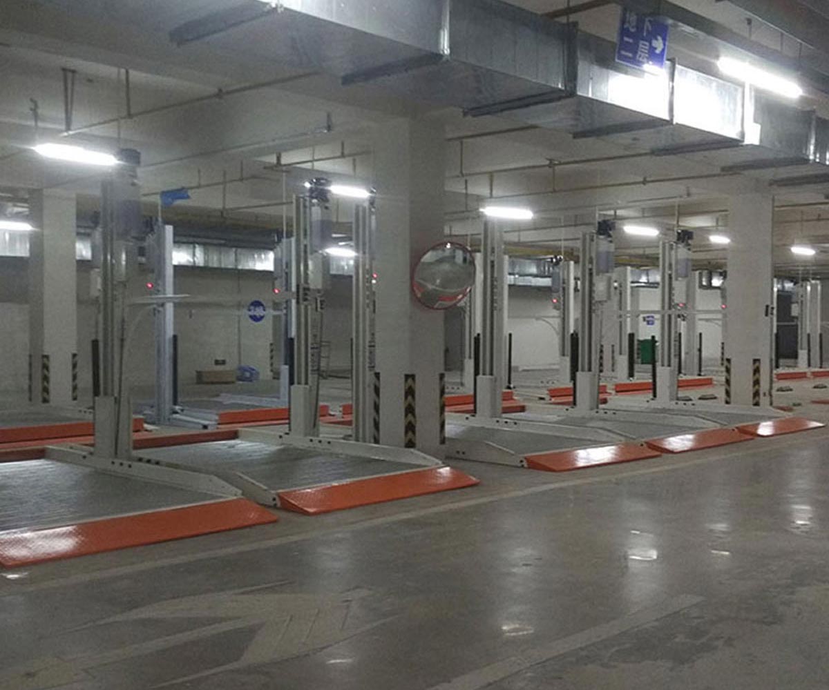慶陽兩層升降橫移機械車位回收
