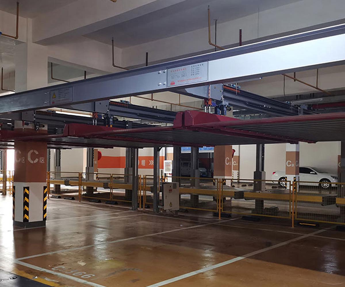 渭濱2層簡易類停車庫安裝