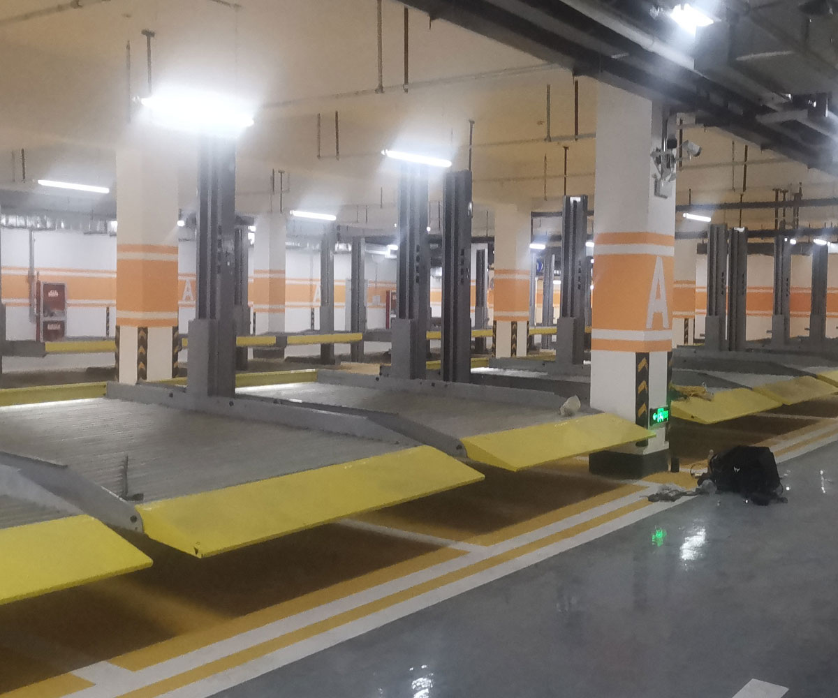 耀州PSH五層升降橫移類停車設備（負一正四地坑式）技術參數(shù)