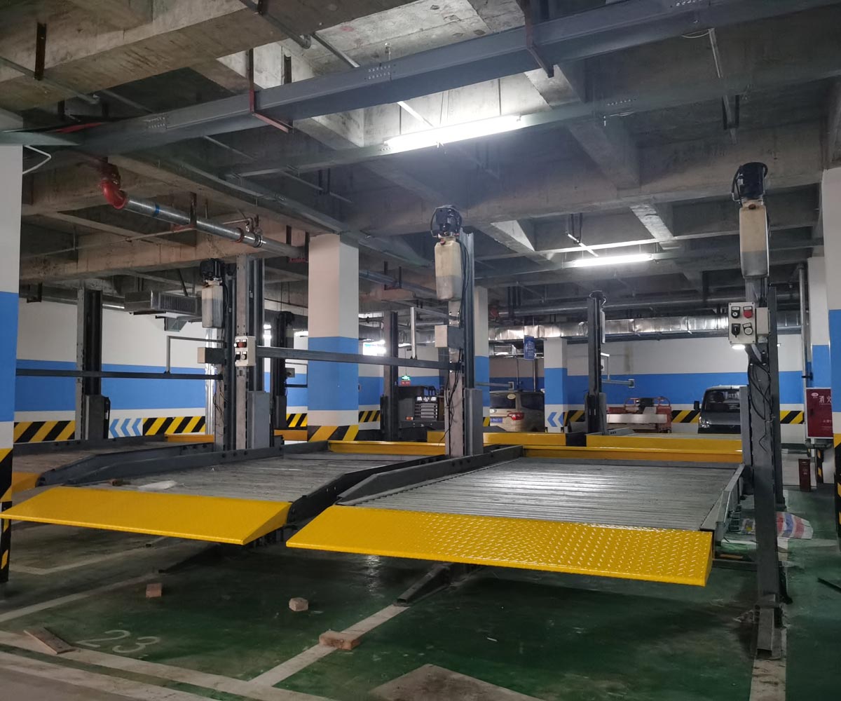 鎮(zhèn)坪二層簡易升降式立體停車庫