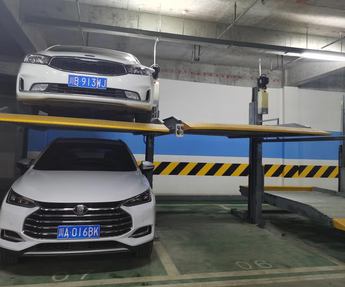 玉門兩層升降式機(jī)械式停車位
