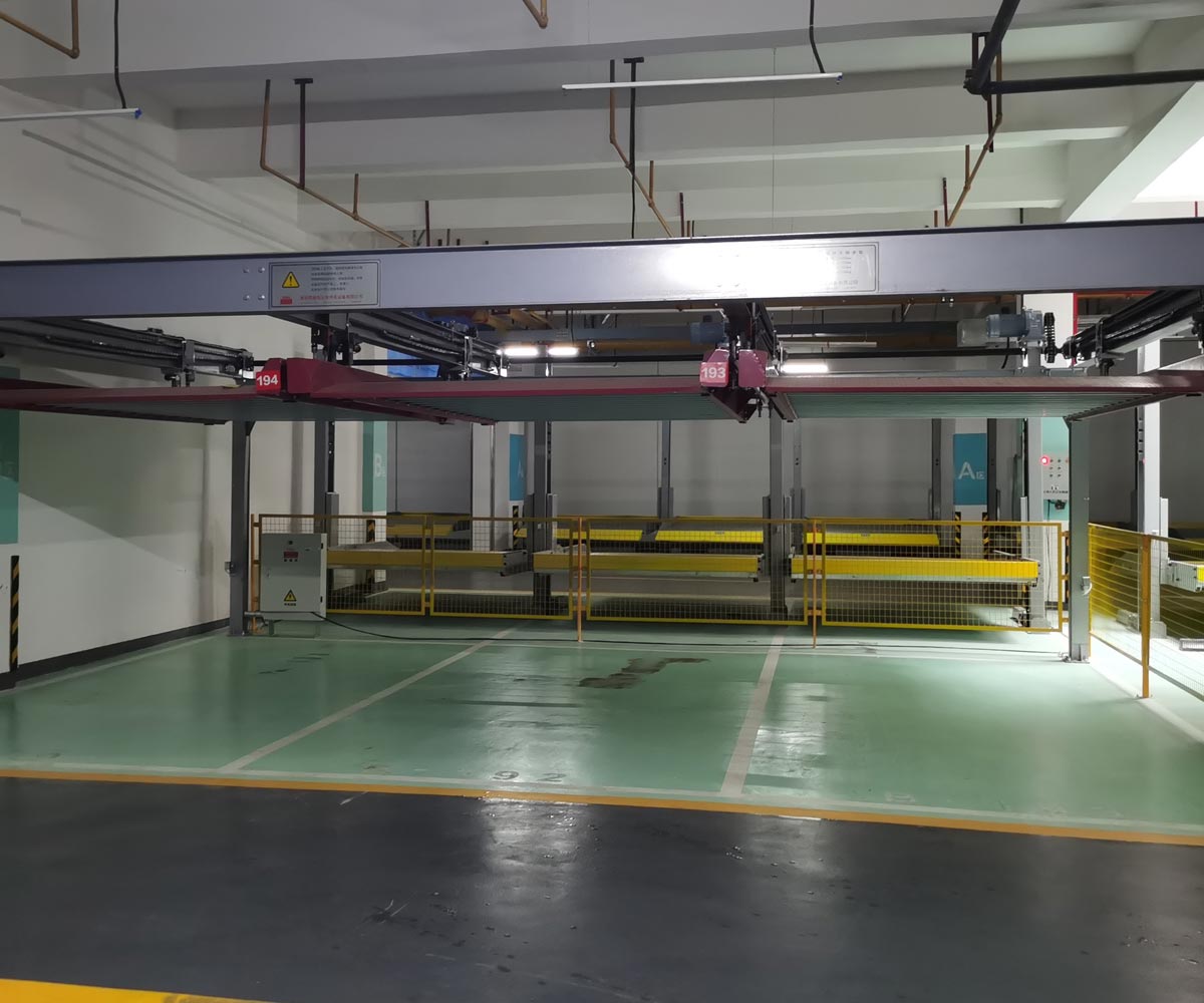 鎮(zhèn)坪兩層升降式機械式立體停車設備