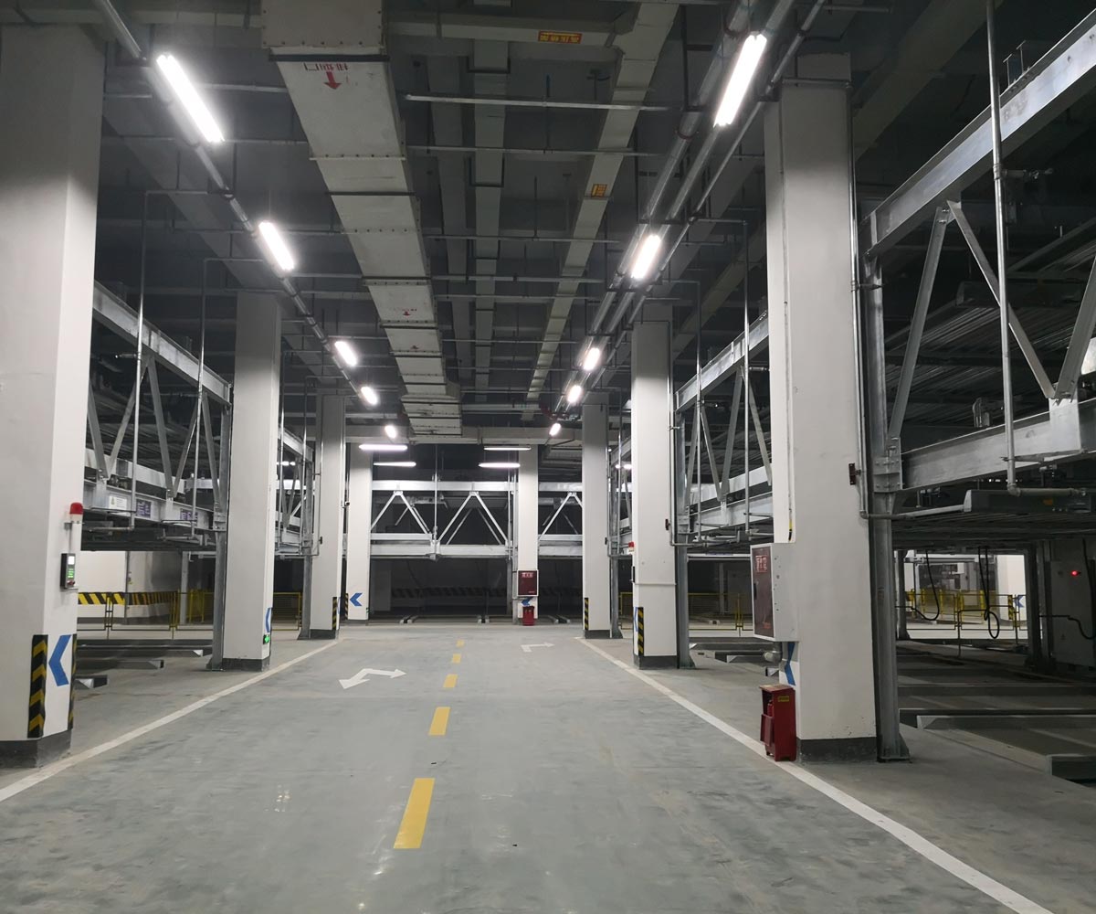 夏河4-6層升降橫移式自動立體停車庫
